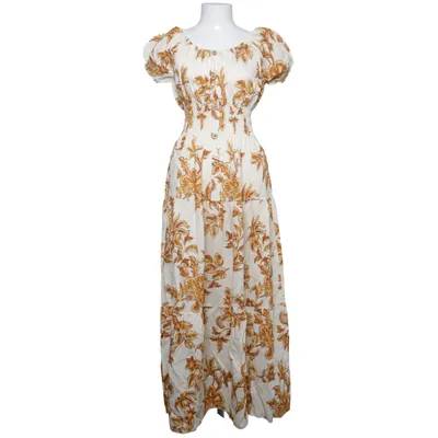 Långklänning (Beige, Flerfärgad) från Chica London Elastan, Viskos