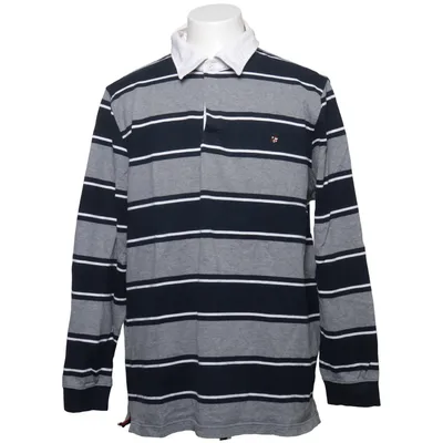 Rugbytröja (Blå, Grå, Vit) från U.S. Polo Assn. Bomull