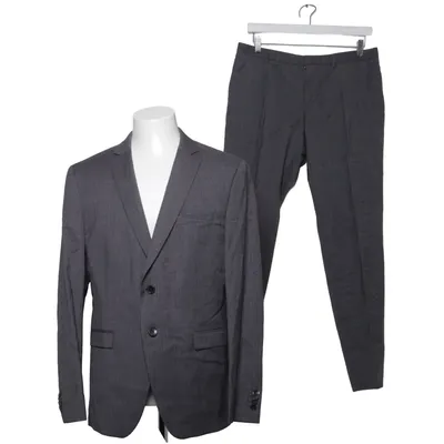 Suit (Gray) from Hugo Boss Polyester, Viscose, Wool