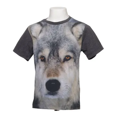 T-shirt (Gray, Multicolored) from Nature Planet Cotton, Elastane, Polyester