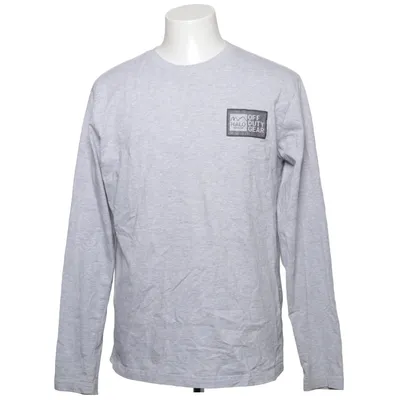 T-shirt à manches longues (Gris) de Halo Coton biologique