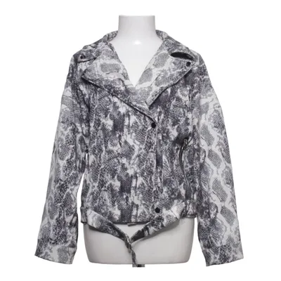 Jacket (Gray, White) from Ymhy Cotton, Polyester