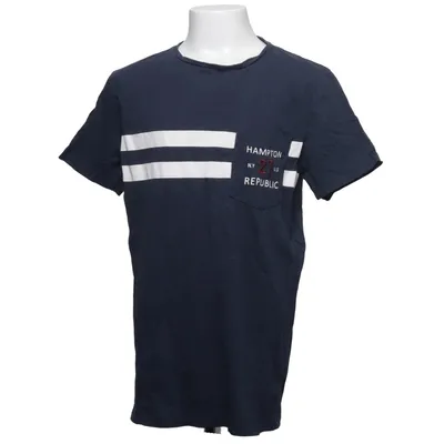 T-shirt (Blå, Vit) från Hampton Republic Bomull