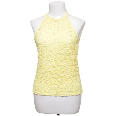 Halternecktopp (Gul) från Amisu Elastan, Polyester, Viskos