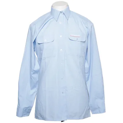 Arbetsskjorta (Blå) från Johan Skoglund Bomull, Polyester