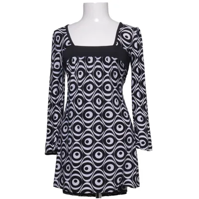 Dress (Black, White) from Caramelle Elastane, Polyester