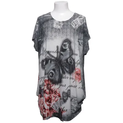 T-shirt (Gray, Pink, White) from Opl Fashion Polyester