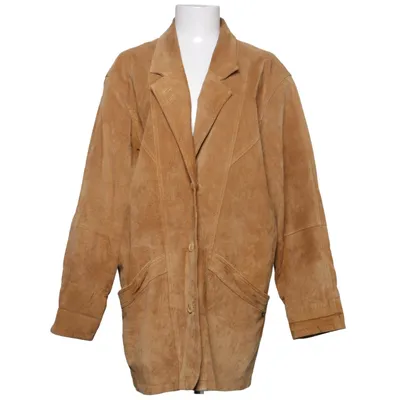 Leather coat (Brown) from Jofama