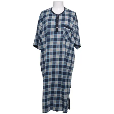 Nightshirt (Blue, Gray, Yellow) from Götzburg Cotton