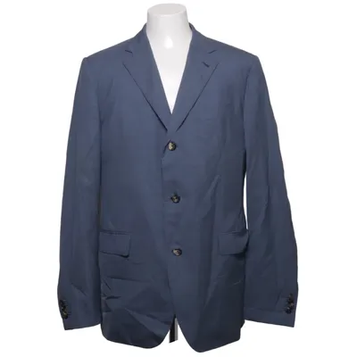 Blazer (Bleu) de Caruso Cupro, Soie, Laine