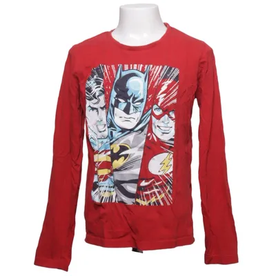 Lange mouwen shirt (Rood, Meerkleurig) van Justice League Katoen