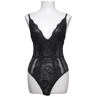 Body (Zwart) van NA-KD Katoen, Elastaan, Polyamide