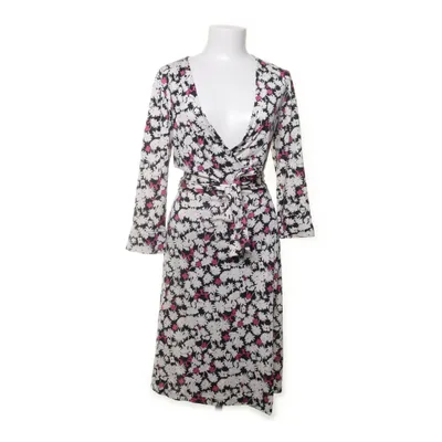 Slå-om-kjole (Hvid, Blå, Pink) fra Diane von Furstenberg Vintage