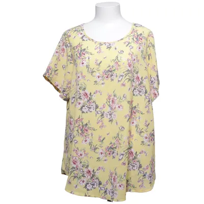 Topp (Gul, Flerfärgad) från Isolde Elastan, Polyester