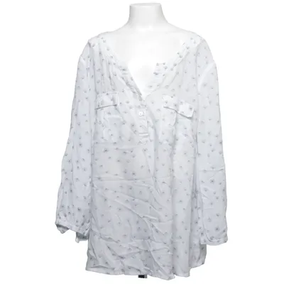 Blouse (Blanc, Bleu) de Mantaray Viscose