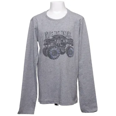 Long sleeve T-shirt (Gray) from Kanz Cotton, Polyester