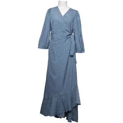 Slå-om-kjole (Blå, Hvid) fra Vero Moda Genanvendt polyester