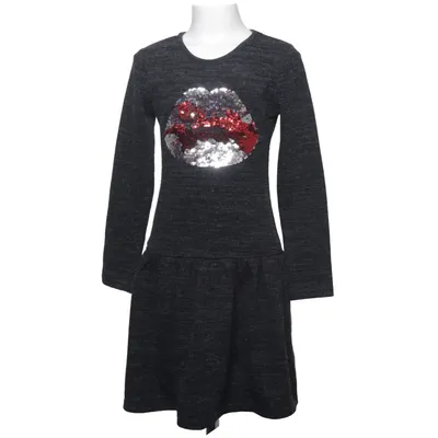 Robe (Gris, Rouge, Blanc) de Happy Girls Coton, Élasthane, Polyester
