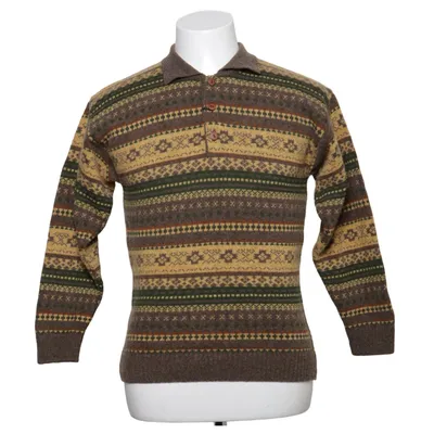 Lusekofte (Marron, Multicolore) Laine