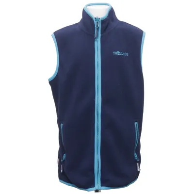 Gilet polaire (Bleu) de Trollkids Polyester