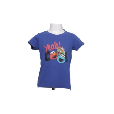 T-shirt (Blue, Multicolored) from Sesame Street Cotton