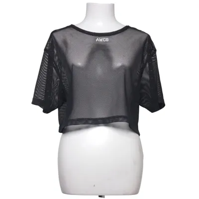 Crop top (Svart) från AWCO Polyester