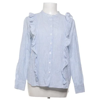 Skjorta (Blå, Vit) från Second Female Bomull