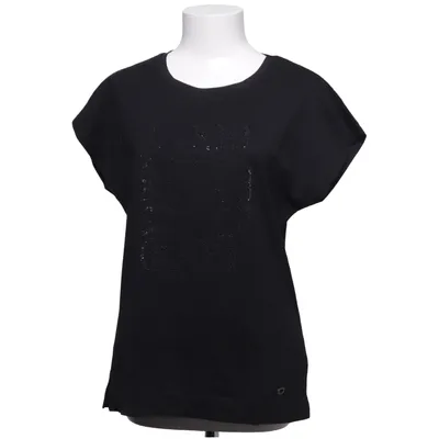 T-shirt (Schwarz) von Lisa Tossa Baumwolle, Modal