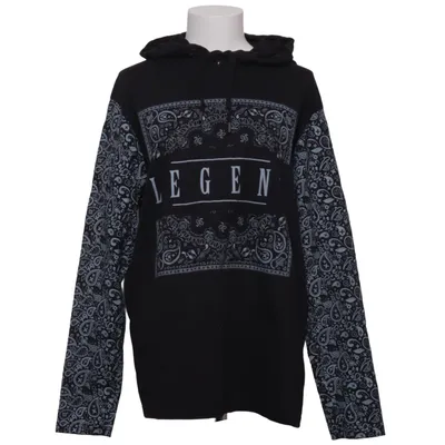 Capuchon sweater (Zwart, Wit) van DNGRS Katoen