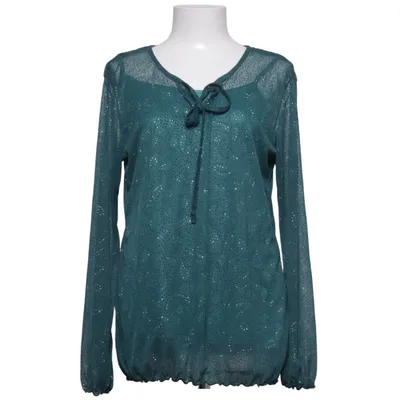 Blouse (Green) from XLNT Woman Polyester