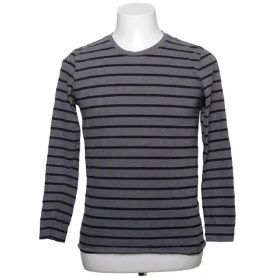 T-shirt à manches longues (Gris, Noir) de Essentials Coton