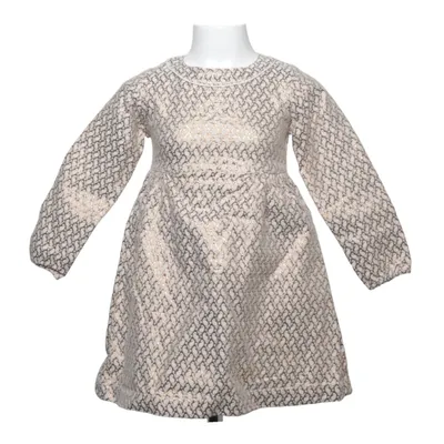Jurk (Beige, Goud) van Noa Noa Miniature Katoen, Polyester, Viscose
