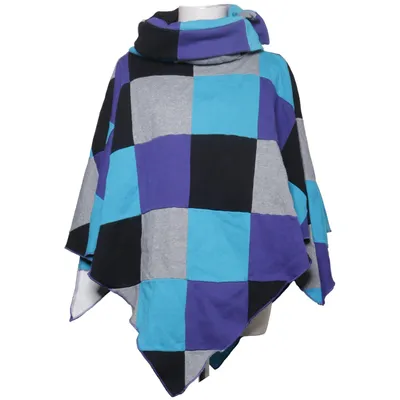 Poncho (Blå, Lila, Grå, Svart, Flerfärgad) från Björkvin