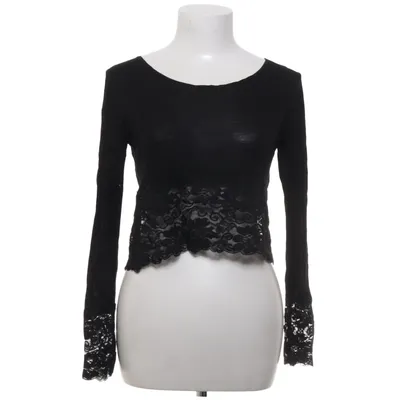 Crop top (Svart) från Monki Elastan, Polyamid, Viskos