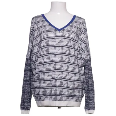 Pull-over (Bleu, Blanc, Gris) de Les Petites Cachemire, Polyamide, Viscose, Laine