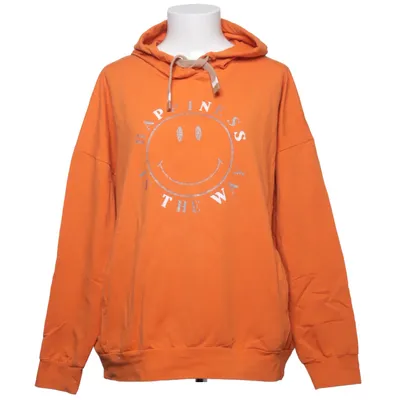 Sweat à capuche (Orange) de Luxzuz Coton, Élasthane