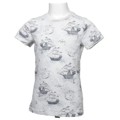 T-shirt (Vit, Svart) från Newbie by KappAhl Bomull