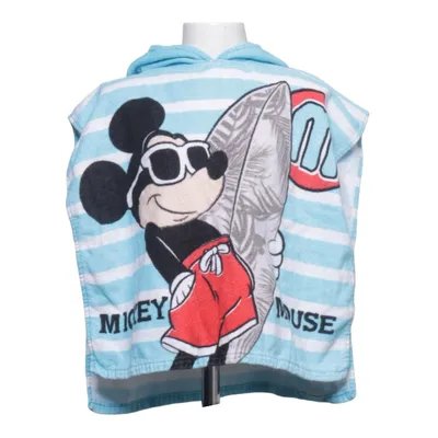 Badcape (Blå, Vit, Röd, Svart) från Mickey Mouse Bomull