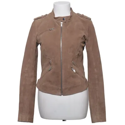 Bikerjacka (Brun) från Vero Moda Skinn, Polyester