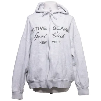 Sweat à capuche (Gris) de Pull & Bear Coton, Polyester