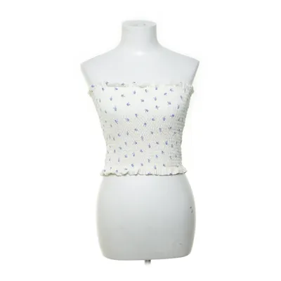 Tubtopp (Vit) från H&M Bomull, Elastan