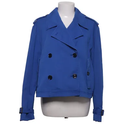Pea coat (Blue) from Boss Cotton, Elastane