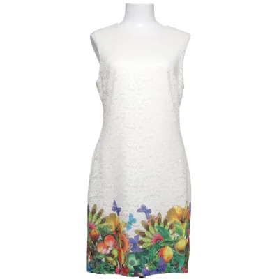 Klänning (Vit, Flerfärgad) från Desigual Elastan, Polyester