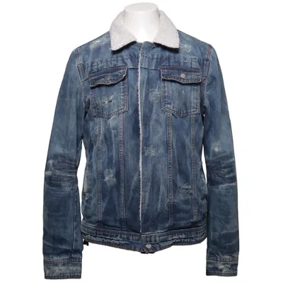 Gefütterte Jeansjacke (Blau) von Be Edgy