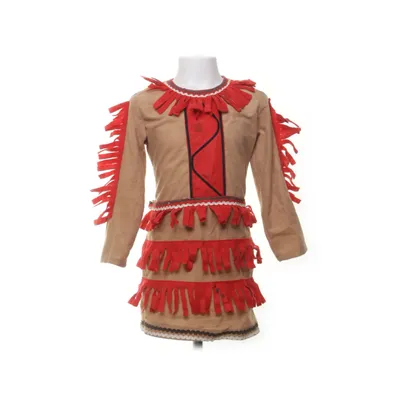 Maskeradkläder (Brun, Röd, Vit) från Carnival Polyester