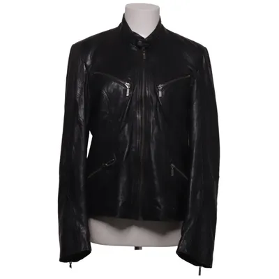 Læderjakke (Ella) fra Saki Collection Læder, Polyester