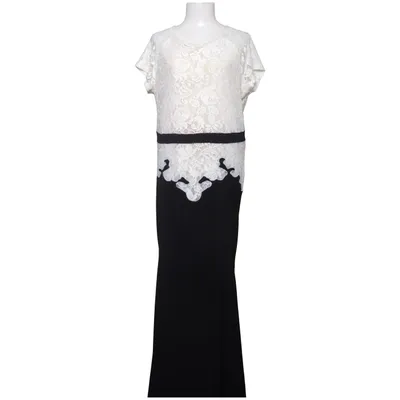 Robe de soirée (Noir, Blanc) de Venus Polyester