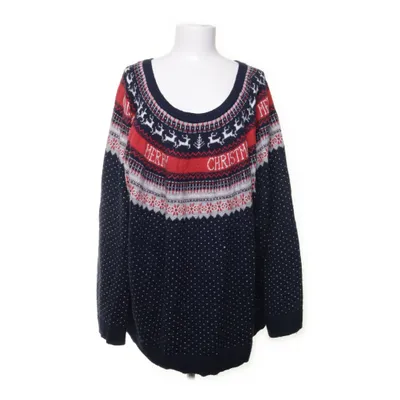 Kersttrui (Blauw, Meerkleurig) van H&M Katoen, Polyamide, Viscose, Alpacawol