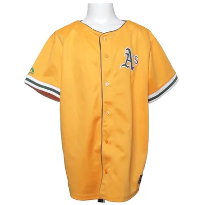 Baseballtröja (Gul, Grön, Vit) från Majestic Athletic Polyester