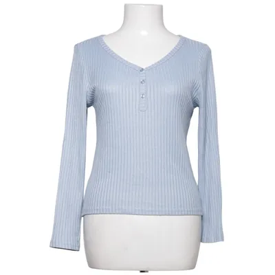 Långärmad t-shirt (Blå) från Primark Elastan, Polyester, Viskos